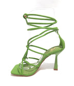 Scarpe donna Gold&gold sandalo con tacco tc 10 verde DS23GG47 GP23-467