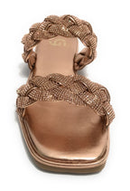 Scarpe donna Gold&gold ciabatta in ecopelle con strass rosa DS23GG56 GP23-476