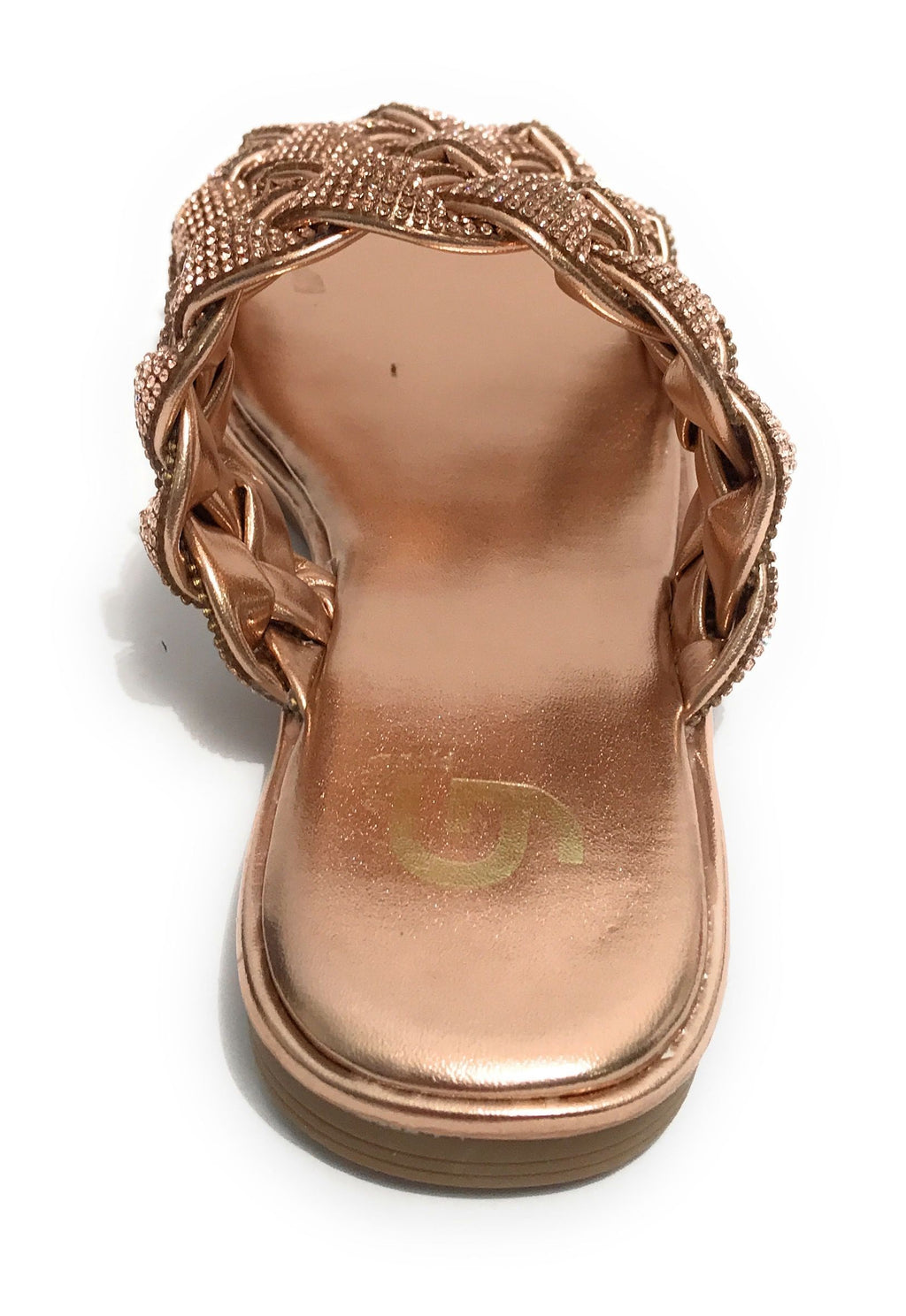 Scarpe donna Gold&gold ciabatta in ecopelle con strass rosa DS23GG56 GP23-476