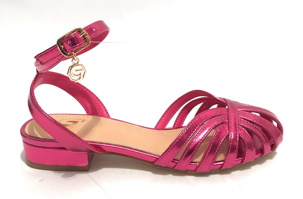 Scarpe donna sandalo Gold&gold fuxia ecopelle DS23GG60 GP23-462