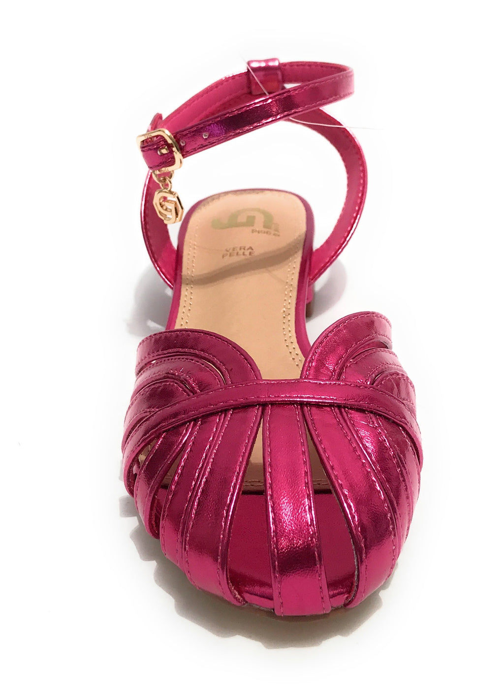 Scarpe donna sandalo Gold&gold fuxia ecopelle DS23GG60 GP23-462