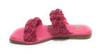Scarpe donna Gold&gold ciabatta in ecopelle con strass fuxia DS23GG65 GP23-476