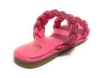 Scarpe donna Gold&gold ciabatta in ecopelle con strass fuxia DS23GG65 GP23-476