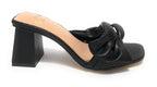Scarpe donna Gold&gold sandalo con tacco ecopelle nero DS23GG58 GD798
