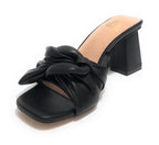 Scarpe donna Gold&gold sandalo con tacco ecopelle nero DS23GG58 GD798