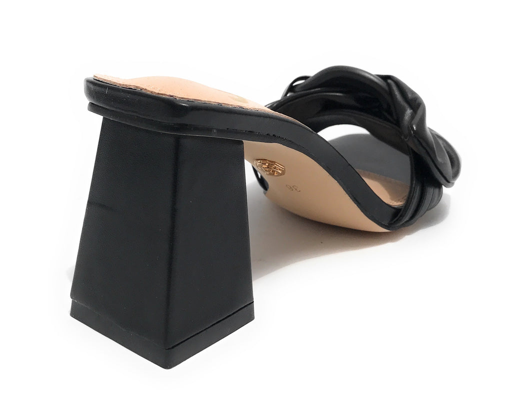 Scarpe donna Gold&gold sandalo con tacco ecopelle nero DS23GG58 GD798