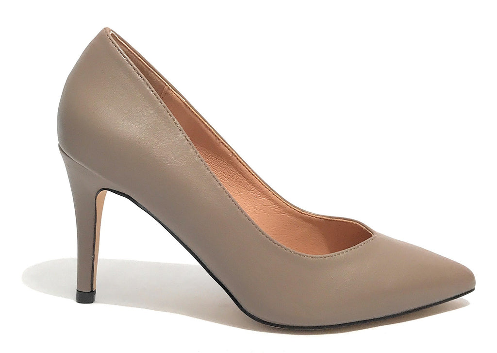 Scarpe donna décolleté Gold&gold tc 80 ecopelle taupe D24GG02 GP536