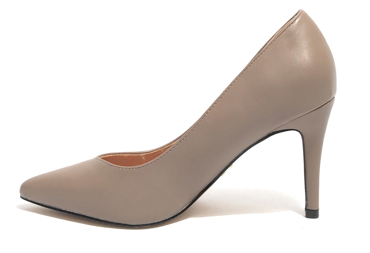 Scarpe donna décolleté Gold&gold tc 80 ecopelle taupe D24GG02 GP536