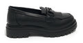 Scarpe donna mocassino Gold&gold ecopelle nero D24GG18 GB279