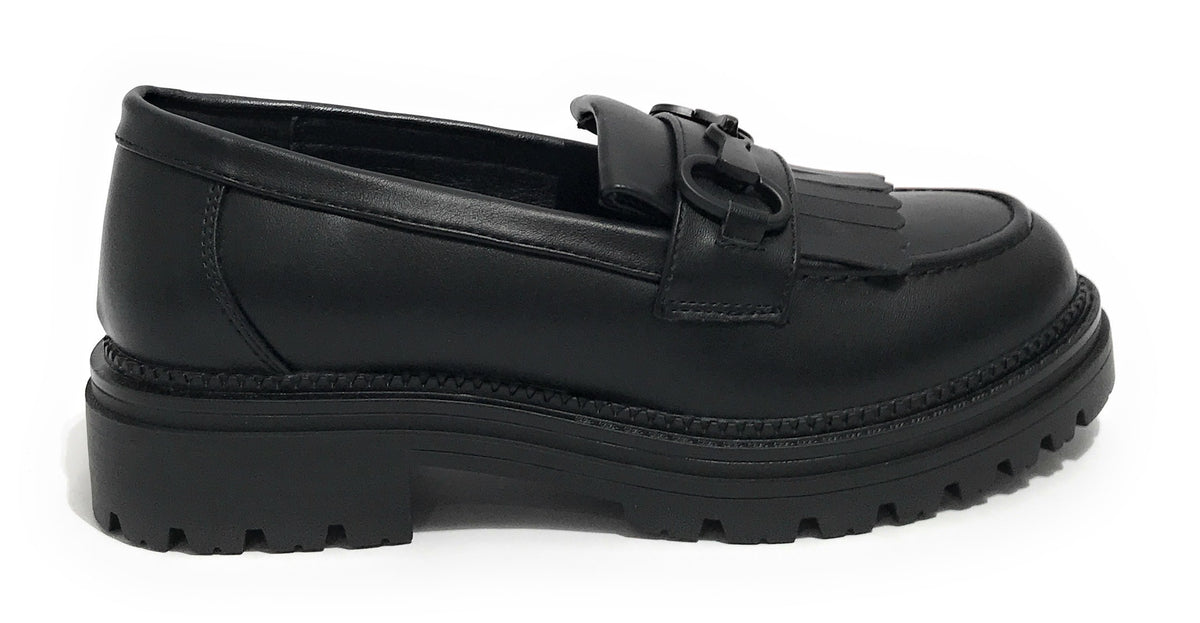 Scarpe donna mocassino Gold&gold ecopelle nero D24GG18 GB279