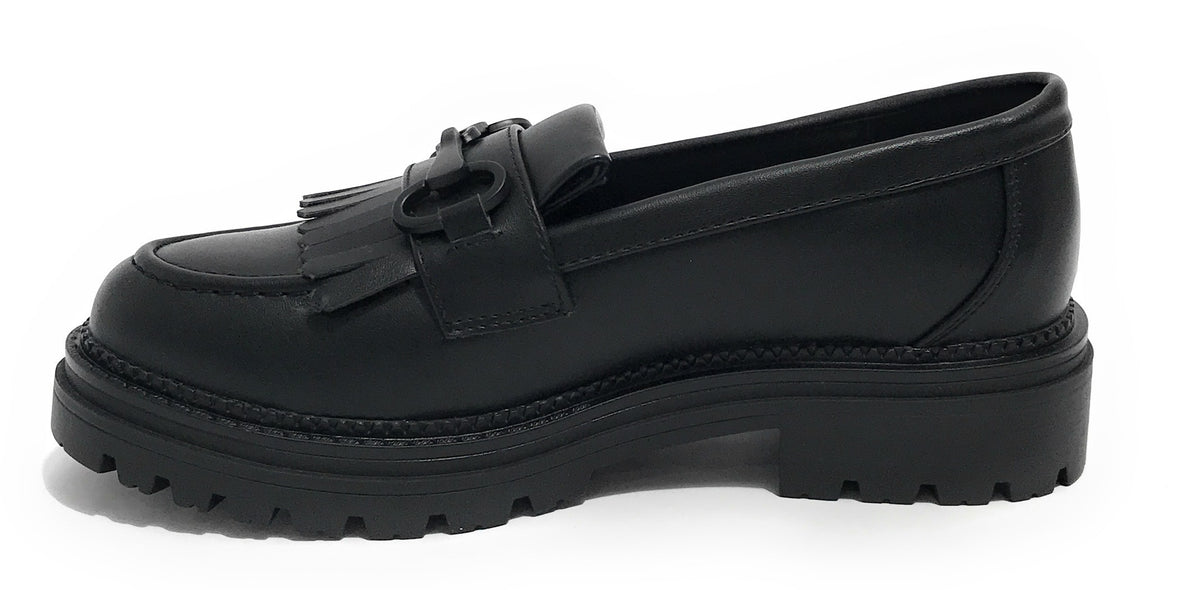Scarpe donna mocassino Gold&gold ecopelle nero D24GG18 GB279