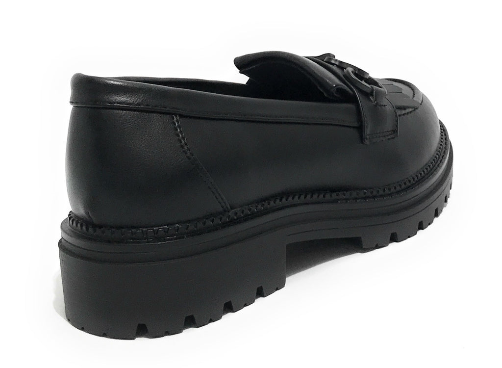 Scarpe donna mocassino Gold&gold ecopelle nero D24GG18 GB279