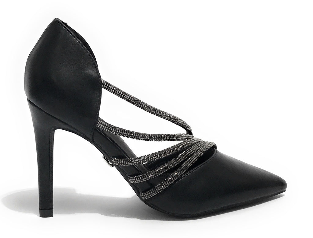 Scarpe donna décolleté Gold&gold tc 90 ecopelle nero D24GG12 GP546