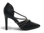 Scarpe donna décolleté Gold&gold tc 90 ecopelle nero D24GG12 GP546