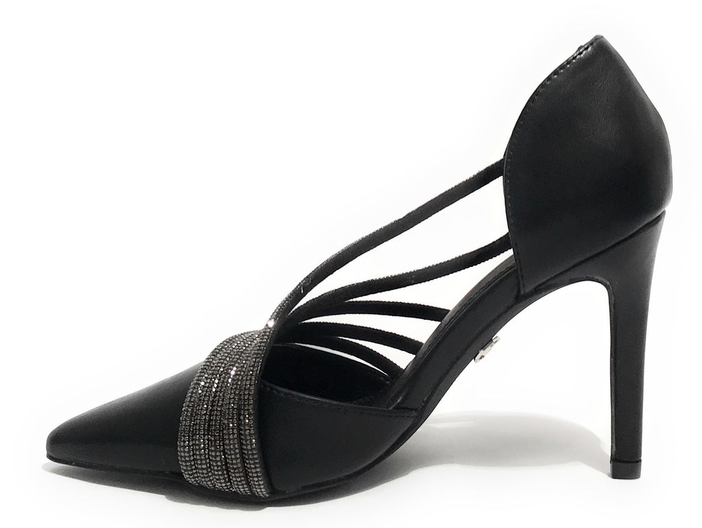Scarpe donna décolleté Gold&gold tc 90 ecopelle nero D24GG12 GP546