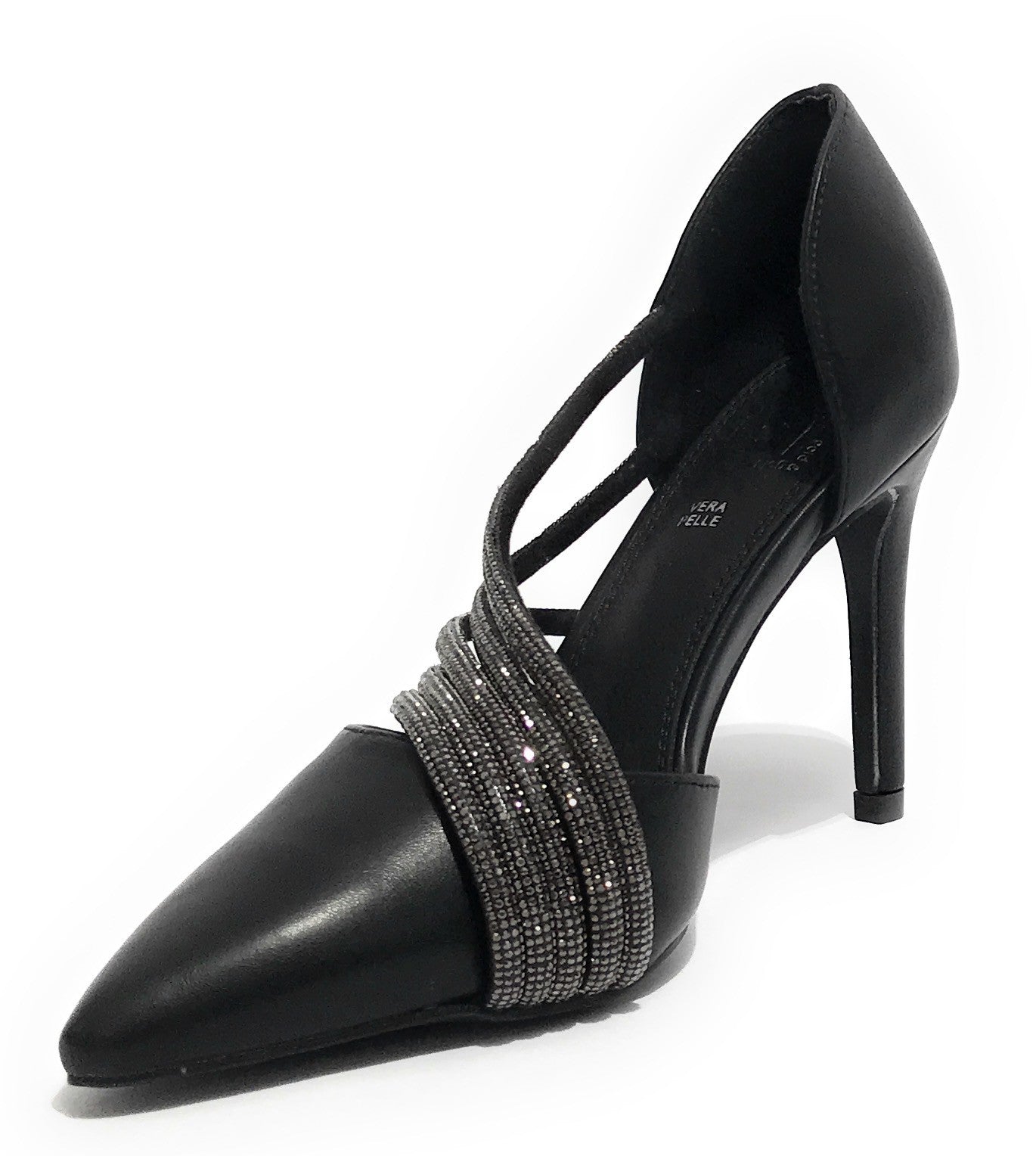 Scarpe donna décolleté Gold&gold tc 90 ecopelle nero D24GG12 GP546