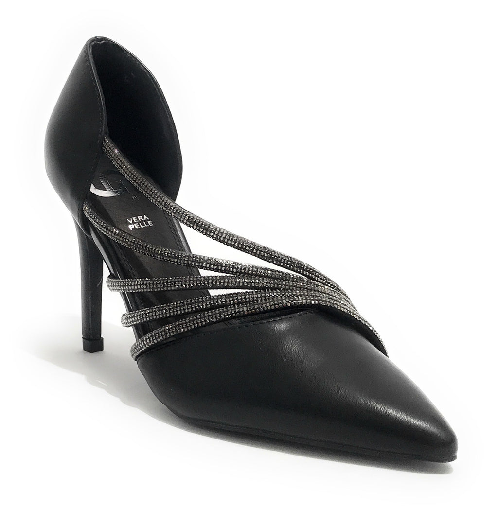 Scarpe donna décolleté Gold&gold tc 90 ecopelle nero D24GG12 GP546