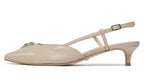 Décolleté Guess a punta Jesson tc 40 pelle taupe DS25GU02 FLPJESLEA05