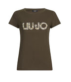 T-shirt donna Liu Jo lichene/animalier ES25LJ07 VA5154 JS003