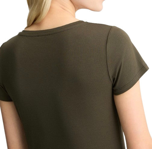 T-shirt donna Liu Jo lichene/animalier ES25LJ07 VA5154 JS003