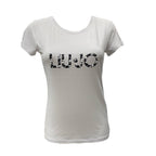 T-shirt donna Liu Jo bianco/pearl ES25LJ24 VA5156 JS360