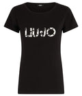 T-shirt donna Liu Jo nero/pearl ES25LJ25 VA5156 JS360