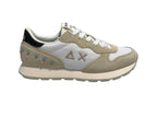 Sneaker Sun68 Girls's Ally studs teen bianco ZS25SU09 Z35406T