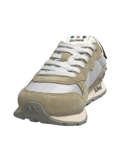 Sneaker Sun68 Girls's Ally studs teen bianco ZS25SU09 Z35406T