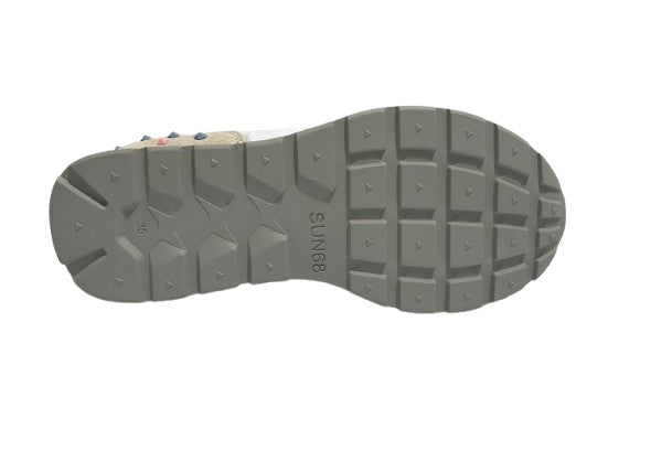 Sneaker Sun68 Girls's Ally studs teen bianco ZS25SU09 Z35406T