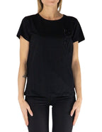 T-shirt donna Liu Jo nero ES25LJ30 TA5170 JS923