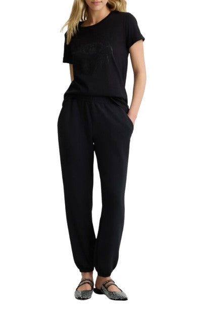 T-shirt donna Liu Jo nero ES25LJ43 TA5180 JS923