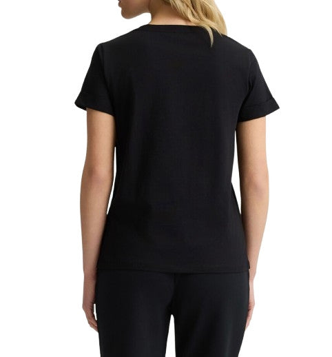 T-shirt donna Liu Jo nero ES25LJ43 TA5180 JS923