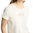 T-shirt donna Liu Jo bianco ES25LJ58 TA5180 JS923 M9248