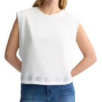 Top donna Liu Jo white ES25LJ60 TA5272 J6308 10105