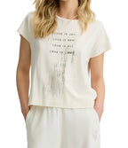 T-shirt donna Liu Jo white ES25LJ71 TA5268 JS005 M9183