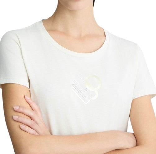 T-shirt donna Liu Jo white ES25LJ74 TA5170 JS923 M9282