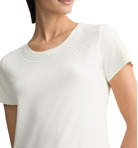 T-shirt donna Liu Jo white ES25LJ76 TA5214 JS003