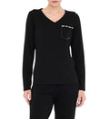 T-shirt donna Liu Jo nero E26LJ11 TF5170 JS003 22222