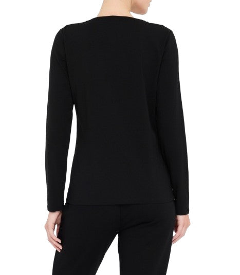 T-shirt donna Liu Jo nero E26LJ11 TF5170 JS003 22222