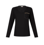 T-shirt donna Liu Jo nero E26LJ11 TF5170 JS003 22222
