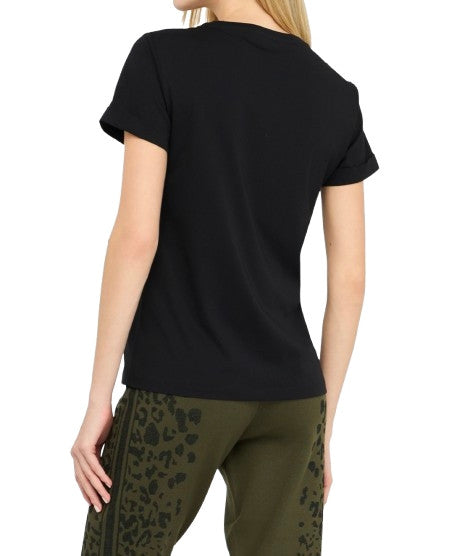 T-shirt donna Liu Jo Better nero E26LJ37 TF5163 JS923 R9932