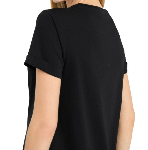 T-shirt donna Liu Jo Better nero E26LJ37 TF5163 JS923 R9932