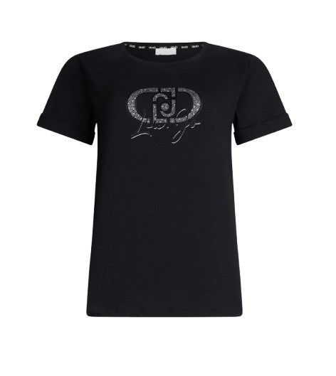 T-shirt donna Liu Jo Better nero E26LJ37 TF5163 JS923 R9932