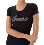T-shirt donna Guess jet black E26GU30 W5YI16J1314 JBLK
