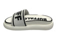 Slipper donna Buffalo rey bianco ecopelle vegan DS22BF03 BN16110571