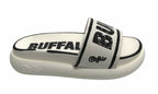 Slipper donna Buffalo rey bianco ecopelle vegan DS22BF03 BN16110571