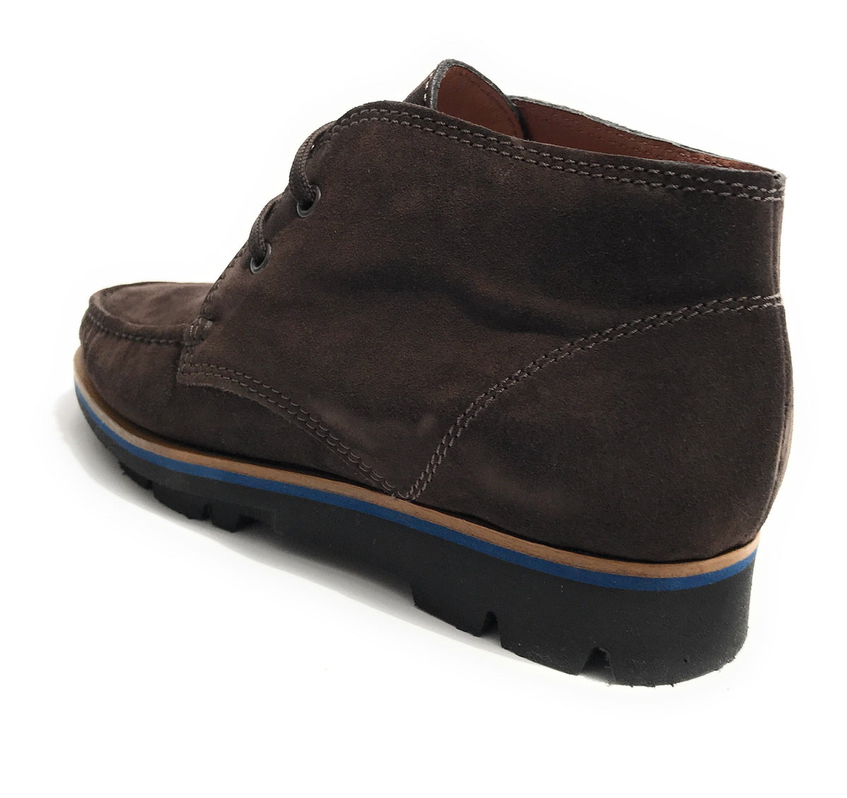 SCARPE UOMO ELITE POLACCHINO IN PELLE SCAMOSCIATA COLOR TESTA DI MORO  U18EL01