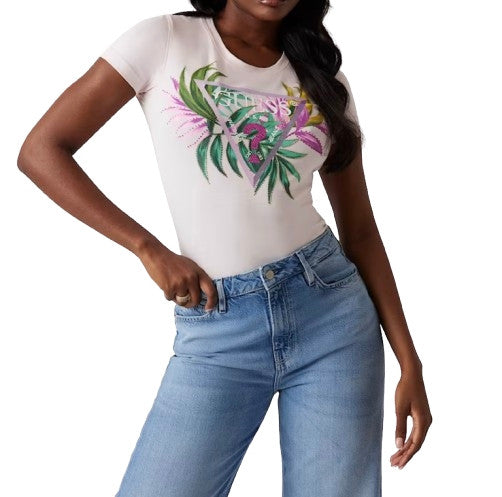 T-shirt donna Guess rosa ES25GU89 W5GI07J1314