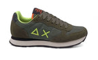 Sneaker running Sun68 Tom Fluo militare scuro U26SU05 Z45102