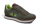 Sneaker running Sun68 Tom Fluo militare scuro U26SU05 Z45102